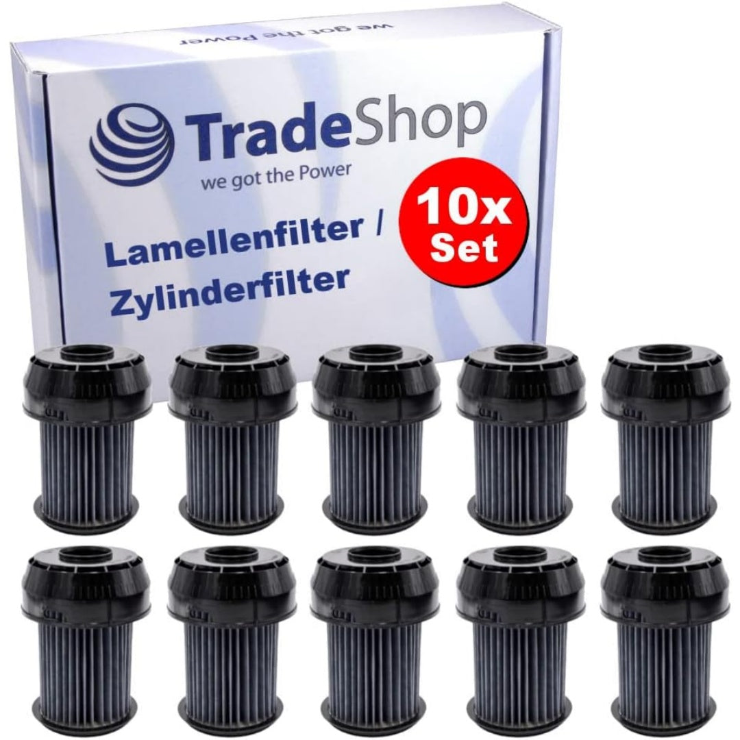 Lot de 10 filtres de remplacement proposant retention de la poussiere
