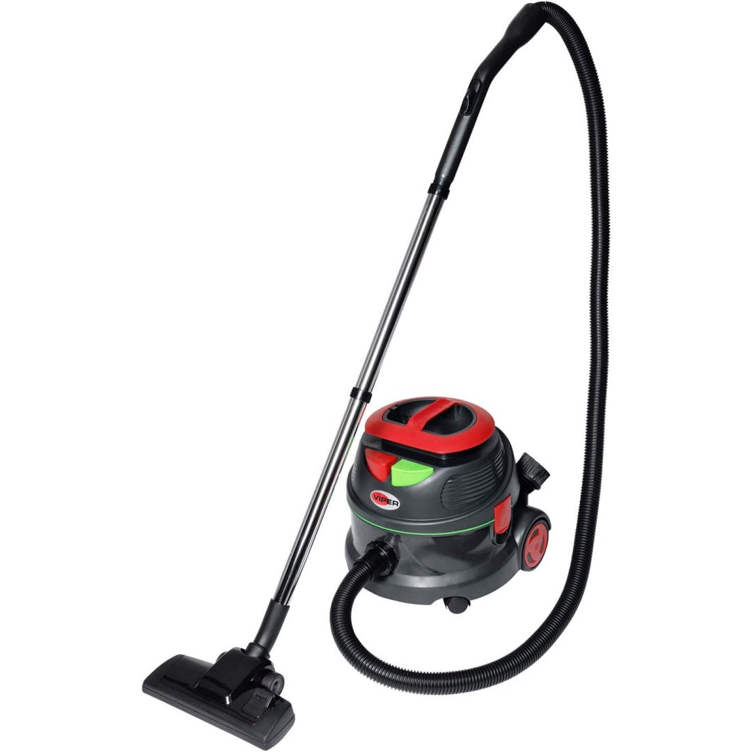 Aspirateur eau et poussiere, coloris blanc et noir, avec une filtration des particules fines