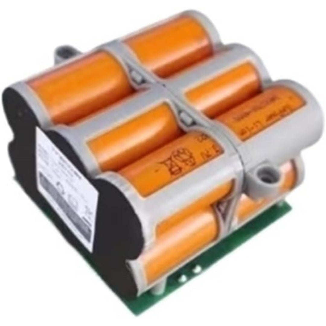 Bloc batterie rechargeable avec une tension annoncee de 21.6 V, coloris orange