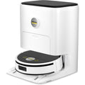 Ensemble robot et station de lavage offrant le nettoyage automatise des sols